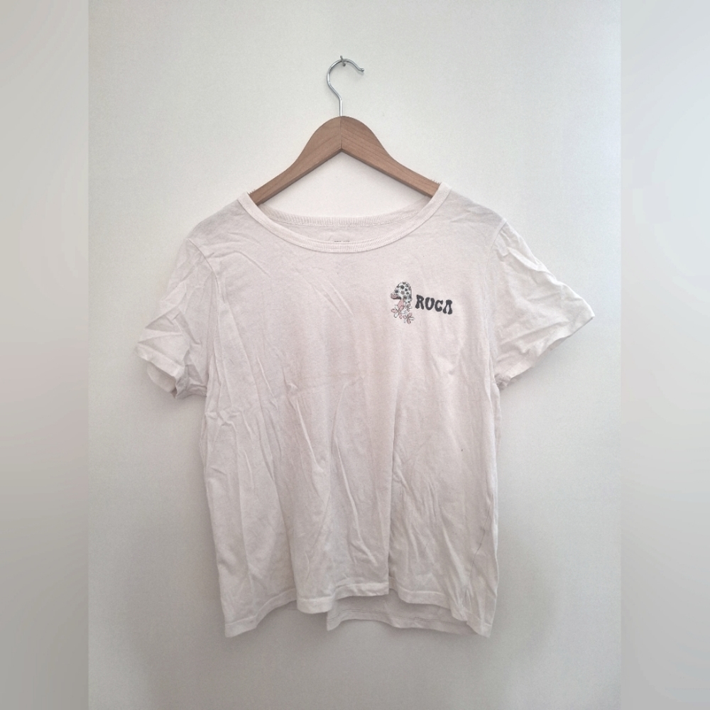 L White Tee